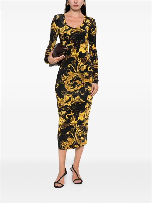 Abito donna lungo con stampa Versace jeans Couture | 79HAO920JS500G89